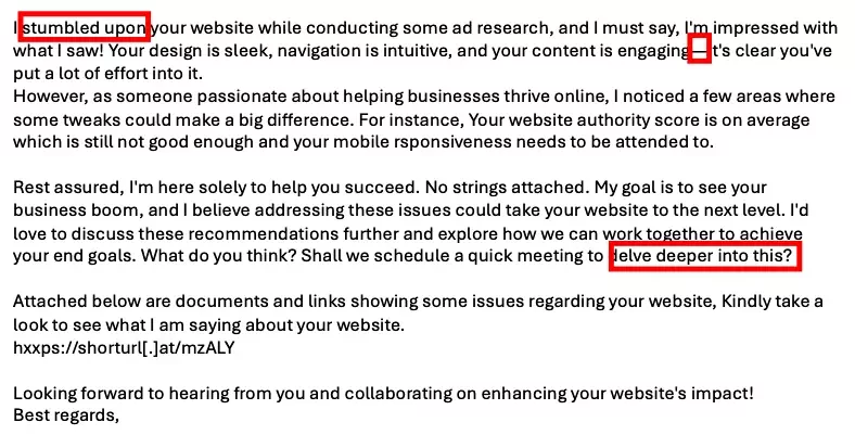 AI-Generated Email