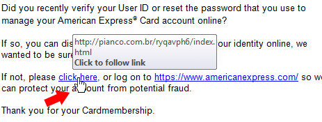 Malicious URL